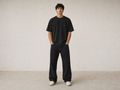 Z.A.R.A Tonal Patch Relaxed-Fit T-Shirt – Black