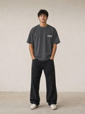 P.U.L.L & B.E.A.R 1991 Contrast Logo T-Shirt – Graphite Grey