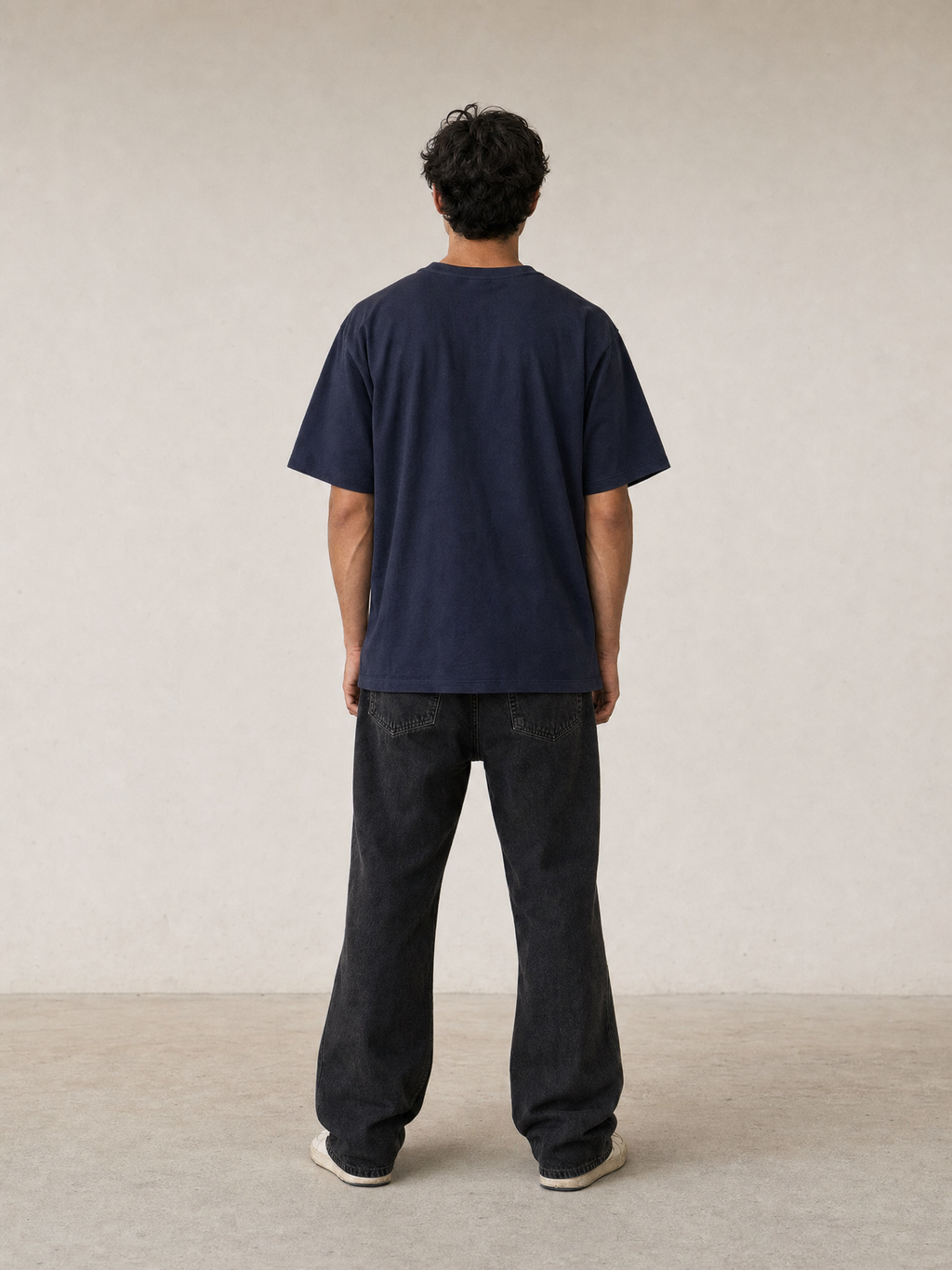 P.U.L.L & B.E.A.R Logo Relaxed-Fit T-Shirt – Navy