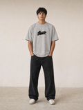 P.U.L.L & B.E.A.R STWD Logo T-Shirt – Heather Grey