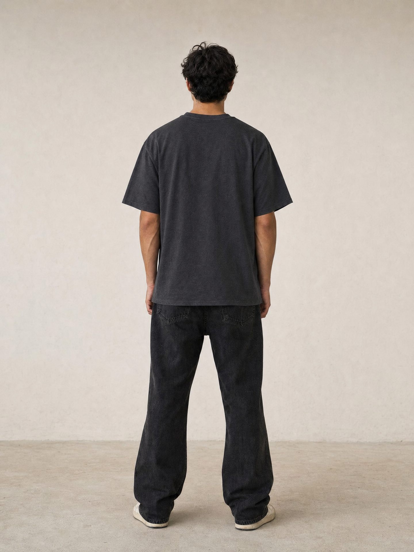 P.U.L.L & B.E.A.R STWD Graffiti T-Shirt – Washed Charcoal