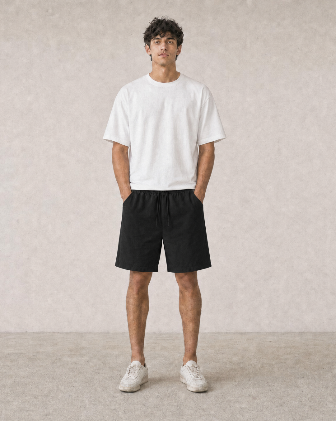 The Everyday Oversized Black Shorts