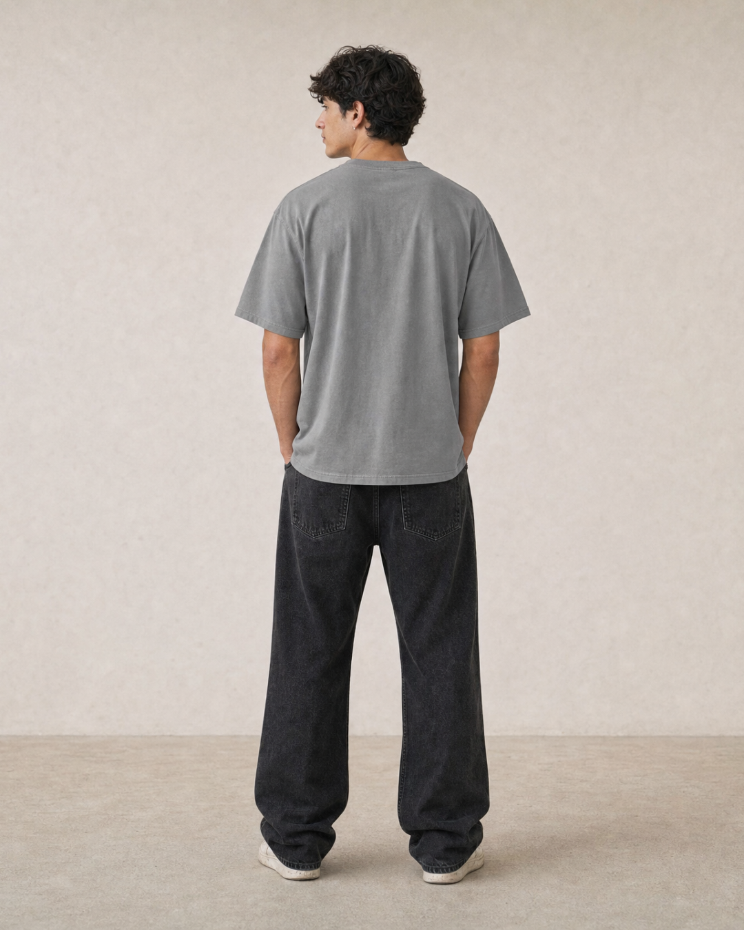 P.U.L.L & B.E.A.R 1991 Mini Logo T-Shirt – Steel Grey