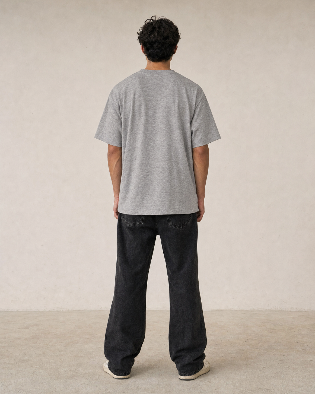 P.U.L.L & B.E.A.R STWD Cobalt Logo T-Shirt – Ash Grey