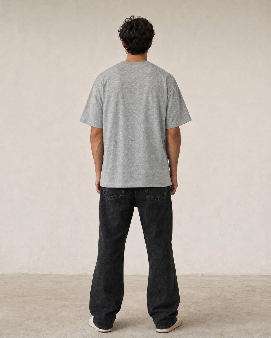 P.U.L.L & B.E.A.R 1991 Mini Logo T-Shirt – Light Grey