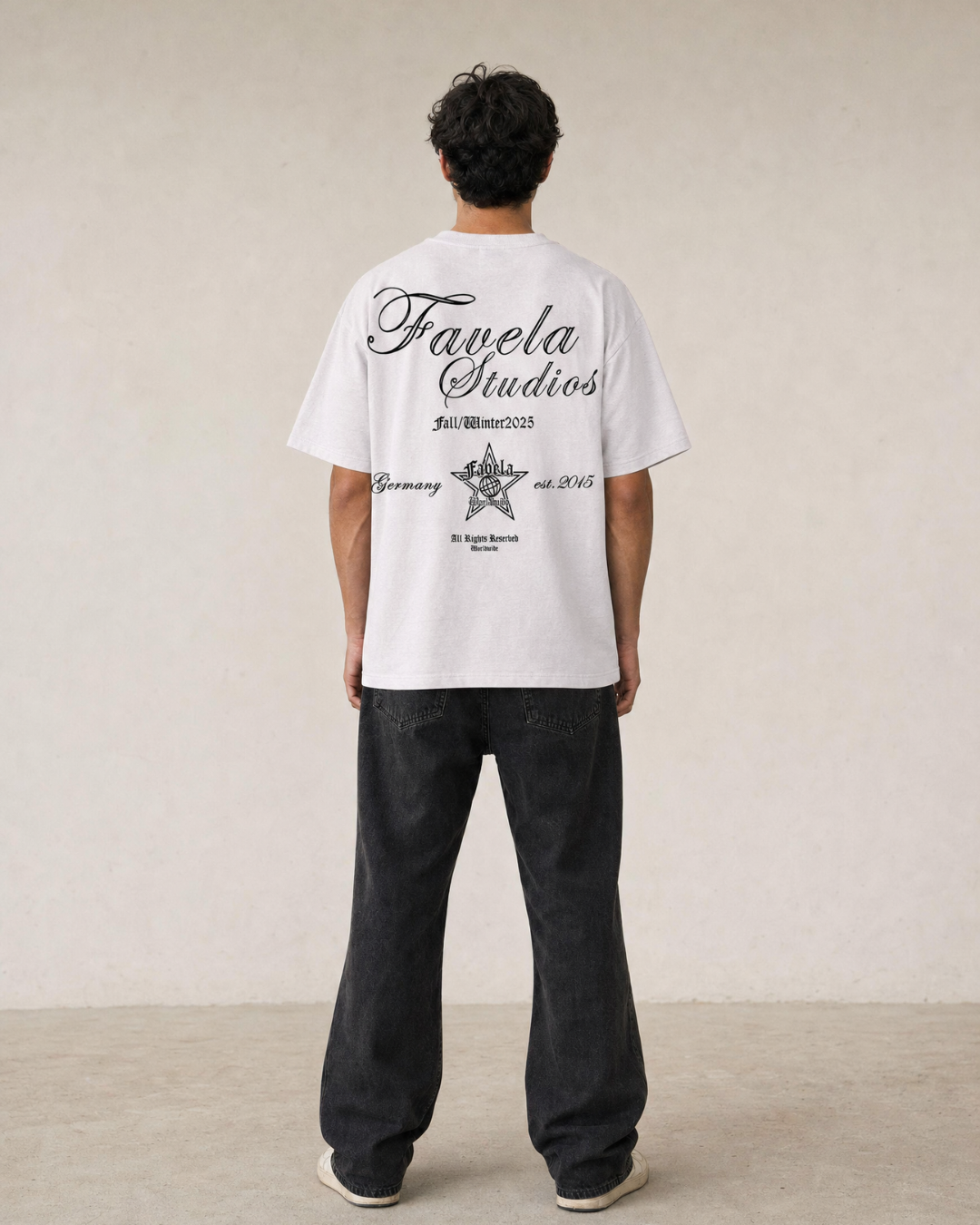 F.A.V.E.L.A Studios Double-Sided Graphic T-Shirt – White