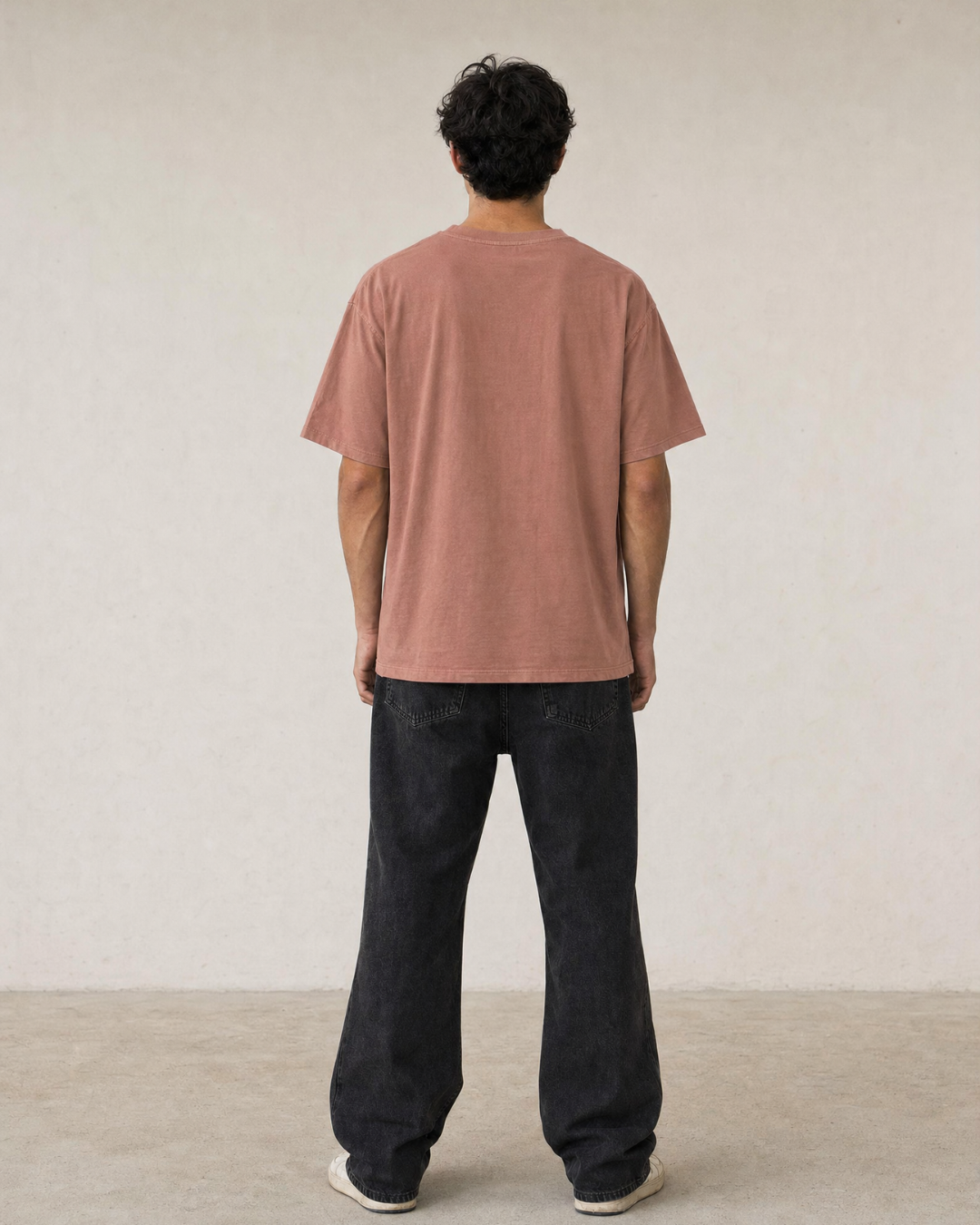 Z.A.R.A Washed Relaxed-Fit T-Shirt – Dusty Rose