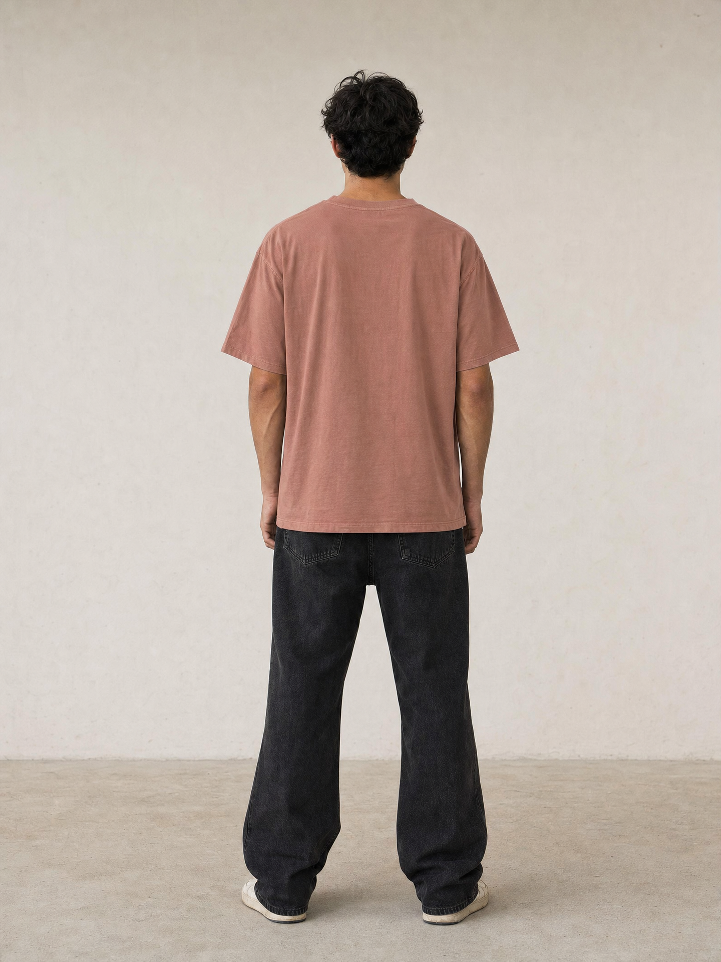 Z.A.R.A Washed Relaxed-Fit T-Shirt – Dusty Rose